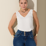 10 calca feminina jeans skinny efeito lipo