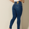 13 calca feminina jeans skinny efeito lipo