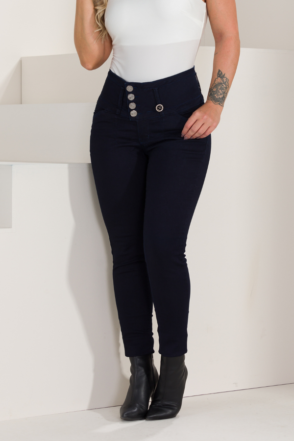 Calça Feminina Jeans Skinny Chapa Barriga Calça Feminina Jeans Skinny Chapa Barriga