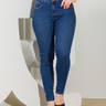 43 calca feminina jeans skinny tri blend