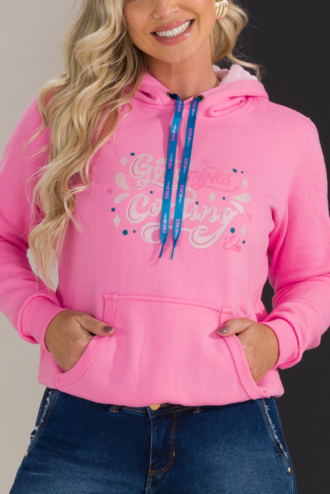 01 moletom feminino estampado bolso frontal