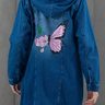 07 jaqueta feminina jeans oversized borboleta