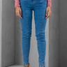 61 calca feminina jeans skinny pespontada