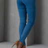 65 calca feminina jeans skinny pespontada