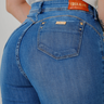 01 calca feminina jeans capri modeladora niina azul 36