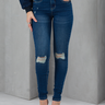 81 calca feminina jeans skinny destroyed