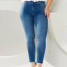 41 calca feminina jeans skinny lycra modeladora