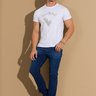 02 calca masculina jeans slim tradicional confort