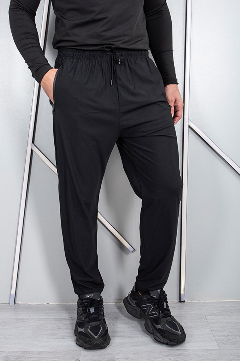 Kit cal&ccedil;a masculina poliamida preto