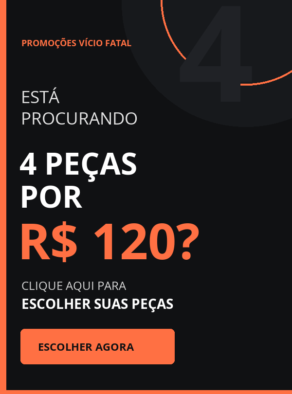 4 pe&ccedil;as por R$ 120