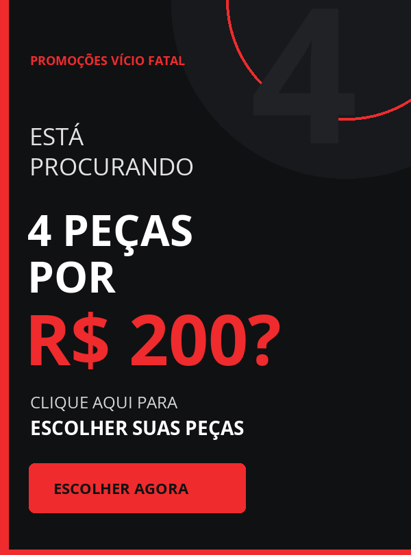 4 pe&ccedil;as por R$ 200